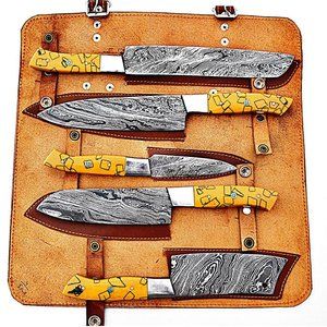 COPY - Damascus Chef Knives Set/Kitchen Knives 5 Pcs Set